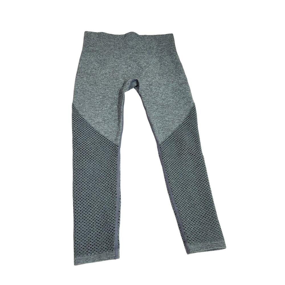 Joy Lab Perforated Mesh Performance Cropped Blue Leggings Size Small NWOT